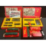 A Tri-ang model railway outfit, diesel electric, boxed RS.7; another, good outfit, R3.E, boxed; some