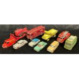 Toys & Juvenalia - a collection of unboxed playworn Dinky Toys diecast models, including 175 Hillman
