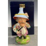 A late 19th Century Derby Crown Porcelain Company Mansion House Dwarf, modelled in flamboyant 17th