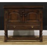 A small Titchmarsh & Goodwin side cabinet, 73.5cm high, 84cm wide, 34cm deep
