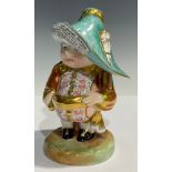 A Royal Crown Derby Mansion House Dwarf, decorated by Joan Lee and signed on the base, richly