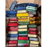 Toys & Juvenalia - a collection of unboxed and play worn Dinky Toys diecast model buses, various