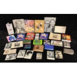Autographs - a collection of autograph books, signed by various personalities ands stars of stage