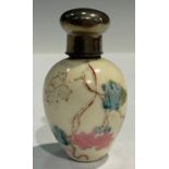 A Victorian porcelain scent bottle