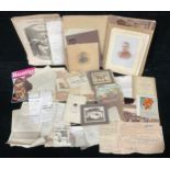 Ephemera - letters and correspondence, of Irish interest, relating to River View House, Waterford