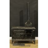 A cast iron range oven or stove, St Louis Range by William Dibben & Sons Ltd, Southampton, 91cm