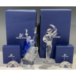 A Swarovski Crystal model, Magic of Dance - Isadora, Collectors Society 2002, boxed; another,