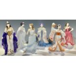 A set of four Coalport Opera Heroines limited edition figures, for Compton & Woodhouse, including