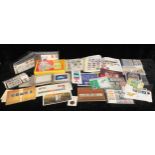 Stamps - a box of eclectic material, FDC, coin covers, p/packs, etc, some nice items spotted