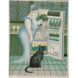 Beryl Cook, by and after, The Open Fridge, 55/300, signed and numbered in pencil, 57cm x 44cm