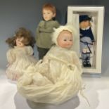 Toys & Juvenalia - an Armand & Marseille (Germany) bisque head 'Dream Baby' doll, jointed