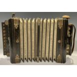 Musical Instruments - a 19th century Universal Melodeon, manufactured in Germany for Campbell &