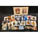 Sci-Fi Interest - A Doctor who photo album with related photos and prints including a signed photo