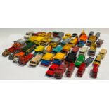 Toys & Juvenalia - a collection of unboxed and play worn diecast models including Matchbox etc (