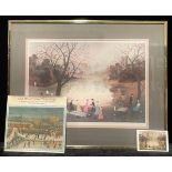 Pictures and Prints - Helen Bradley, by and after, Picnic, Fine Art Trade Gallery stamp, signed in