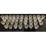A suite of decorative wine glasses; others (qty)