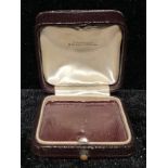 A vintage Cartier jewellery box, first half 20th century