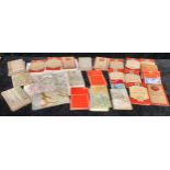 Ordnance Survey - assorted maps, cloth bound and later, The Lake District, Bedford and Luton,
