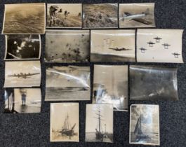 WW2 British Associated Press Release Photographs. Good sized glossy black and white prints most with