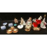 Ceramics - a Royal Doulton figure, Gail, HN2937; another, Karen, HN2388; a German porcelain