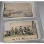 Postcards - a collection of postcards, including 34 early 1914 - 1918, Egypt and Palestine card;