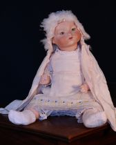 An Armand & Marseille (Germany) bisque head and painted composition bodied 'Dream' baby doll, the