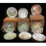 A set of twelve Franklin Mint collectors plates, All Creatures Great and Small, by Peter Barrett,
