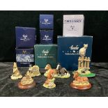 A Border Fine Arts resin model, Caterwaul, C19, 15cm, plinth stand, boxed; others, Foal, FF7 (