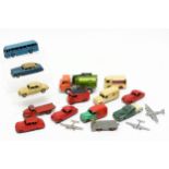 Toys & Juvenalia - a collection of unboxed Dinky Toys diecast models including 470 ‘Shell’ Austin