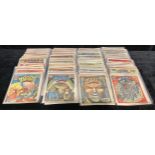A collection of 200 A.D. Judge Dredd comics, approx Prog #350 - #480. Fleetway Publications c. 1986