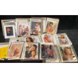 Autographs - A large collection of celebrity photographs and prints bearing signatures with