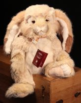 Charlie Bears CB202046A Willa Rabbit, from the 2020 Charlie Bears Plush Collection, designed by