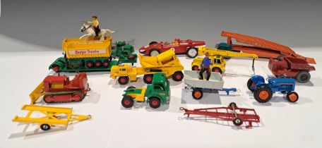 Toys & Juvenalia - a collection of unboxed Matchbox Kingsize diecast models; Timpo Toys figures