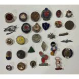 Collectors - a collection of pin and lapel badges, including some advertising, Sonny Sunglow,