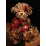 Charlie Bears CB159029S Regan teddy bear, from the 2015 Charlie Bears Collection, designed by