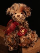 Charlie Bears CB159029S Regan teddy bear, from the 2015 Charlie Bears Collection, designed by