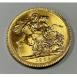 An Elizabeth II full gold sovereign, 1966, 8g