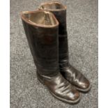 WW2 Third Reich Heer Enlisted /NCO's Jackboots. No makers marks or size markings