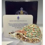 A Royal Crown Derby paperweight, Ashbourne Hedgehog, exclusively produced for John Sinclair of