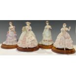 A Royal Worcester figure, for Compton & Woodhouse, Splendour At Court, A Royal Anniversary,