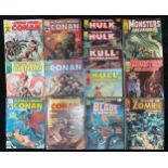 Marvel Comics - A collection of Marvel horror and fantasy magazines including The Savage Sword of