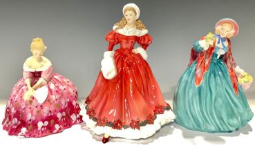 A Royal Doulton figure, for Compton & Woodhouse, A Christmas Morning, HN 4894, limited edition 174/