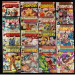 Marvel Comics - Champions #1-12, 15-17 (1975-77) includes 1st team appearance of The Champions,