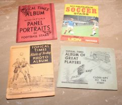 Sport - Football - Topical Times Album, Miniature Panel Portraits of Football Stars; others, Album