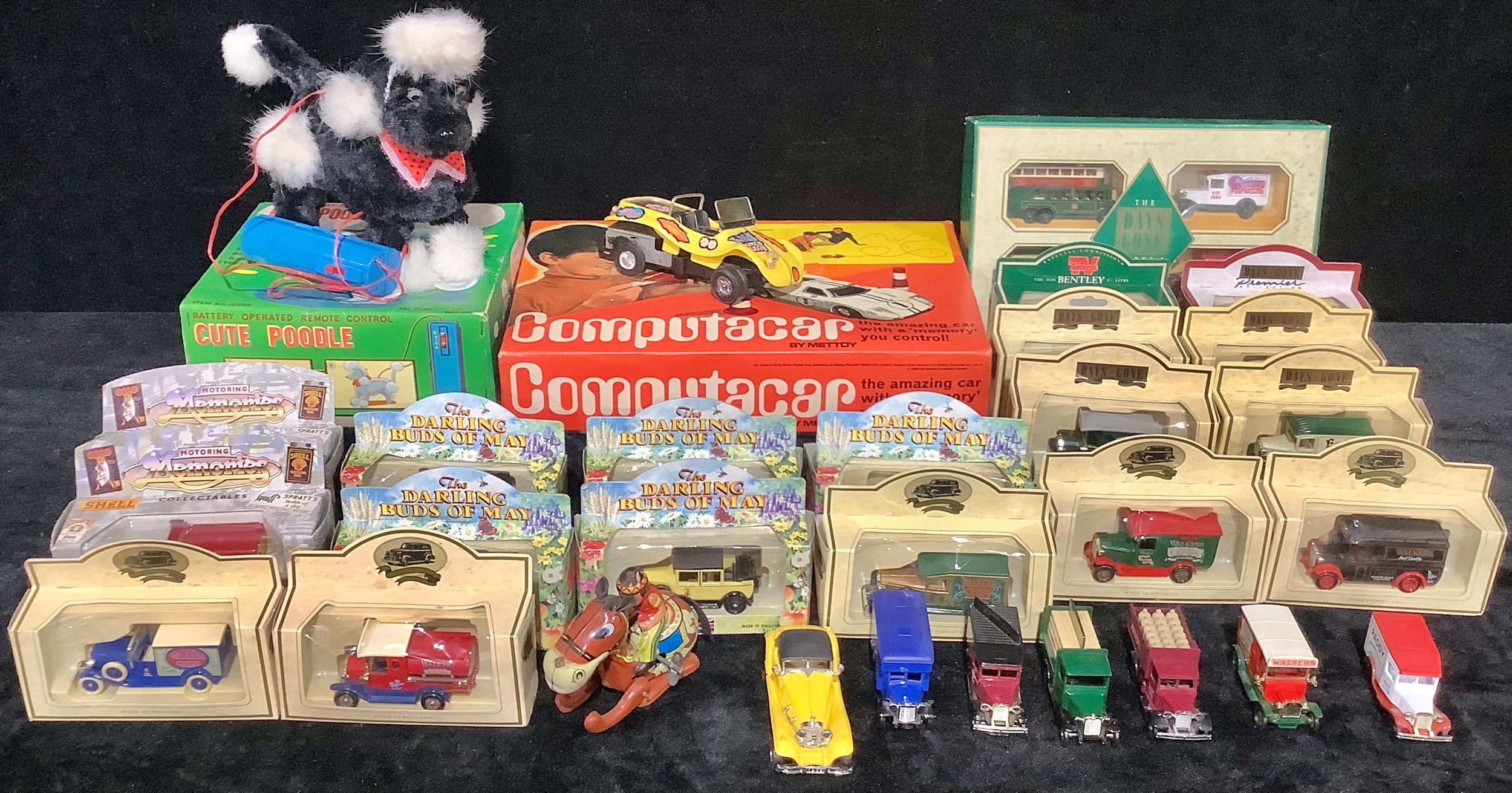 Toys & Juvenalia - a Japanese battery operated remote control cute poodle, boxed; a Mettoy