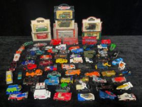 Die-cast Vehicles - a Dinky Toys Silver Jubilee Bus, boxed; Days Gone models; others, playworn