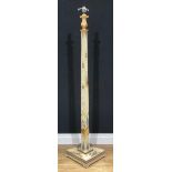 An Art Deco chinoiserie decorated floor lamp, 161cm high overall, c.1930