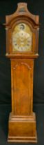 A George II walnut longcase clock, 30.5cm arched brass dial inscribed William Wright & Humphrey