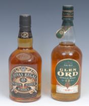Whisky - Glen Ord Single Malt Scotch Whisky, Aged 12 Years, 40% vol, 70cl, level to base of neck,