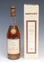 Wines and Spirits - Menuet Cognac de Grande Champagne V.S.O.P., 40% vol, 70cl, level to base of